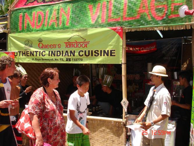 Sanur village festival, bali indian restaurant, indian food restaurant in bali